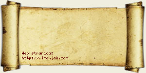 Isidora Kalinić vizit kartica